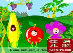 flash英文儿歌视频大全儿童英语歌曲-A ram sam sam儿歌视频免费下载