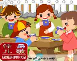 flash英文儿歌视频大全儿童英语歌曲-Polly, Put the Kettle On儿歌视频免费下载