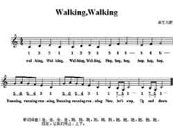 淘儿歌简谱网提供简谱歌谱大全-Walking Walking简谱下载